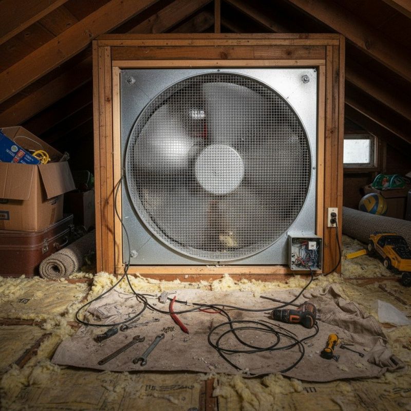 Local Attic Fan Repair pros at work
